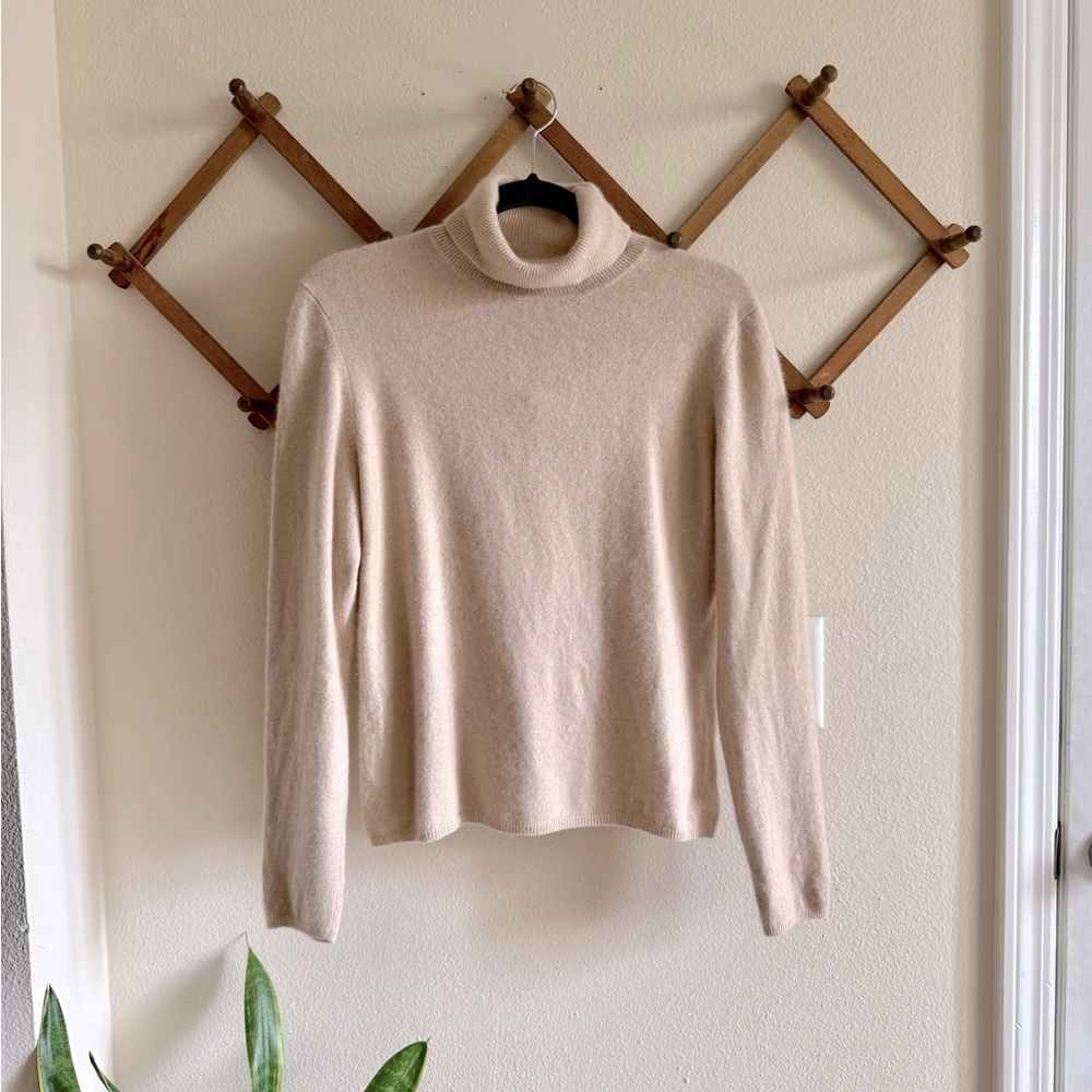 cashmere turtleneck sweater | charter club
